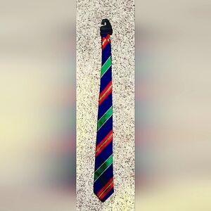 Vintage Burberrys Of London, Mens Colorful Necktie.